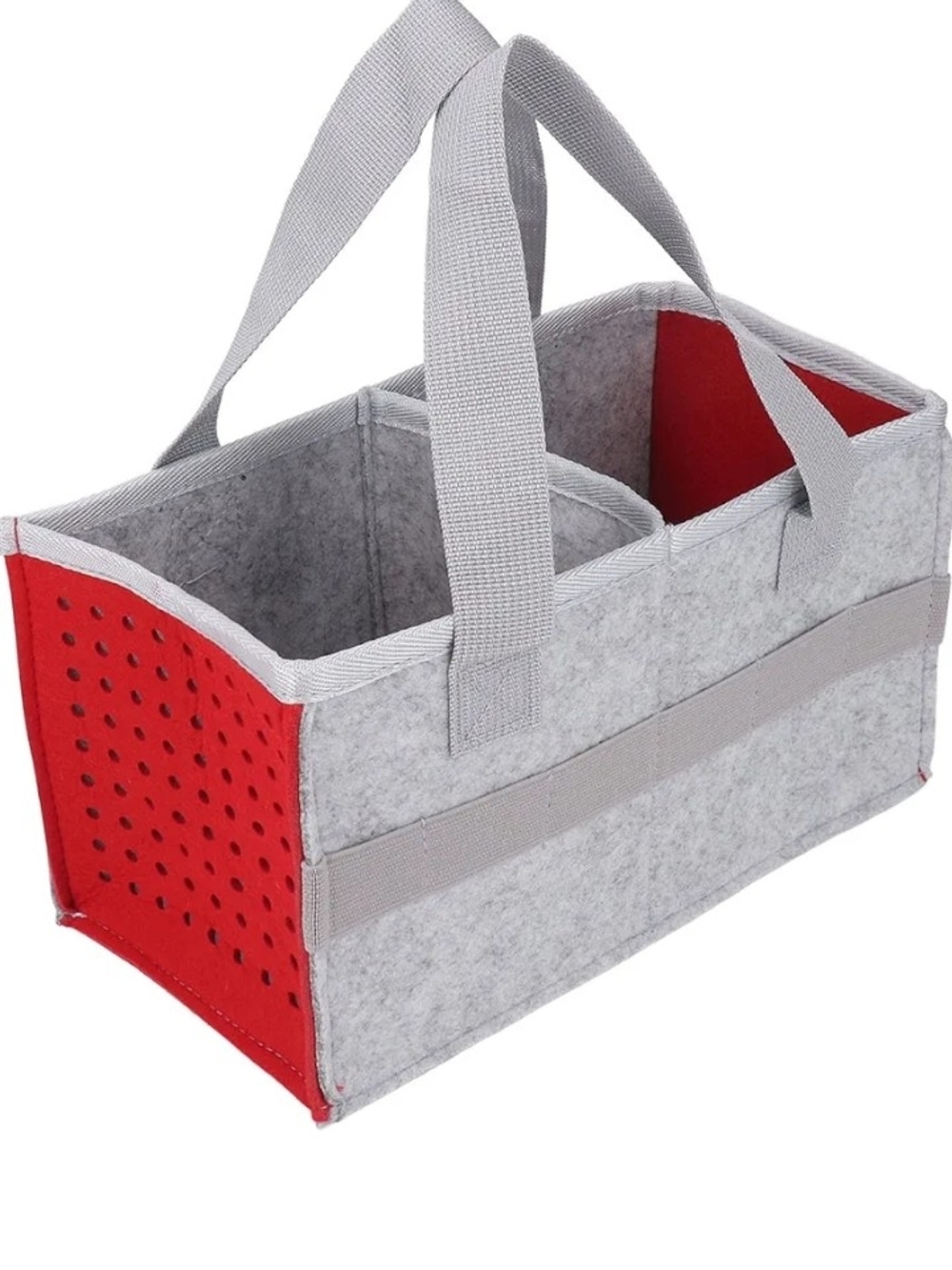 Portable Carrying Bag Box case Storage Organuize Starter Set Tote Red Unisex Car